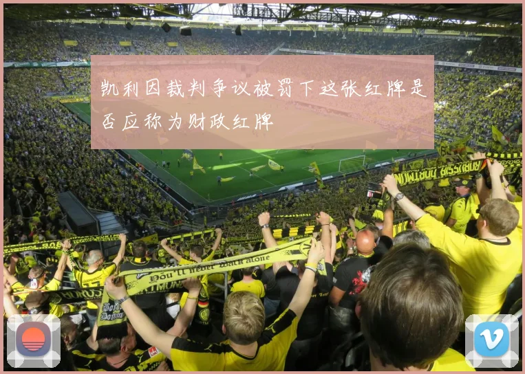 凯利因裁判争议被罚下这张红牌是否应称为财政红牌