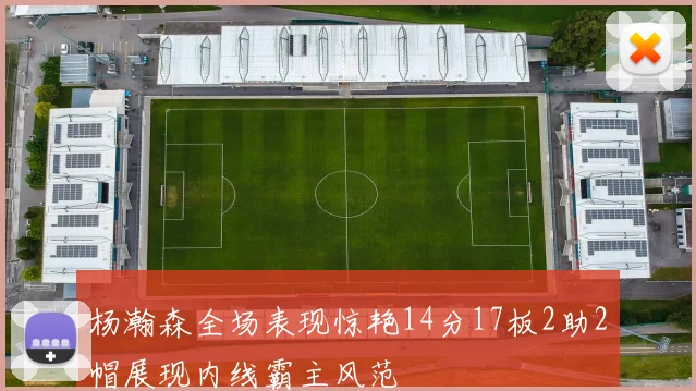 杨瀚森全场表现惊艳14分17板2助2帽展现内线霸主风范